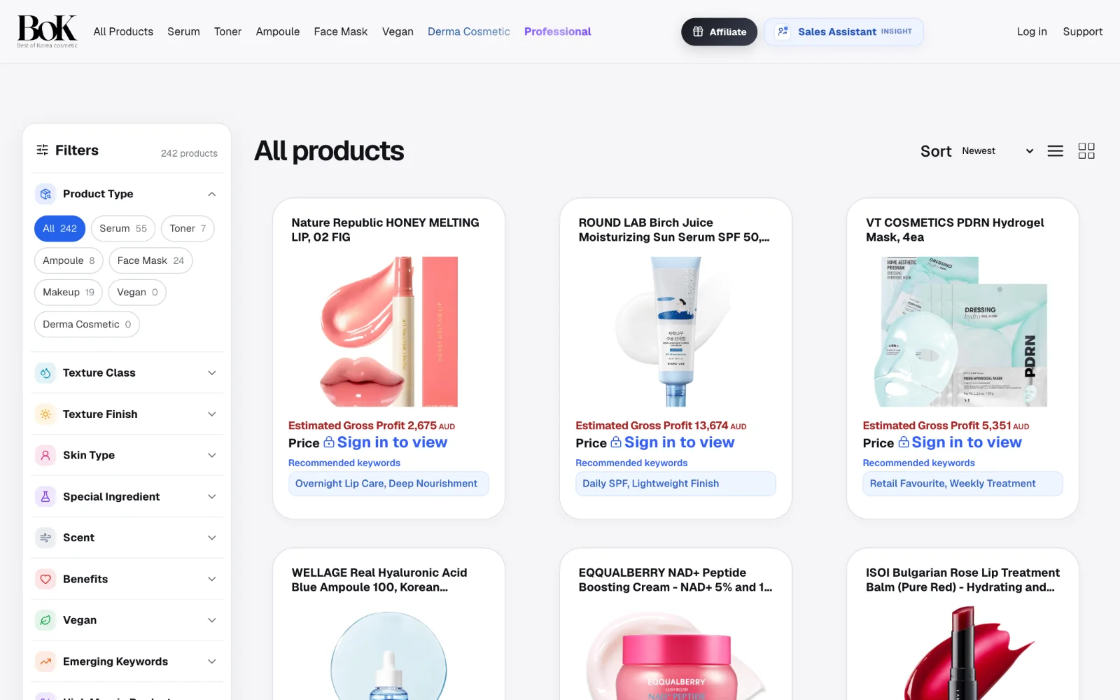 All products